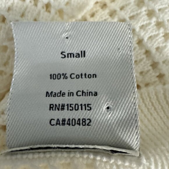 Varley Women’s Open Knit Sweater Size S Pull Over Crew Neck - Picture 8 of 8